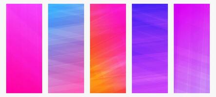 Modern colorful gradient background with lines vector