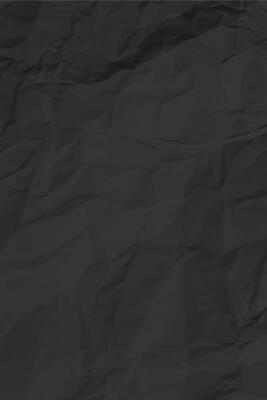 Black clean crumpled paper
