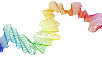 Abstract backdrop with wave gradient lines vector