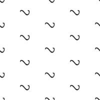 Seamless pattern with sketch squiggle vector