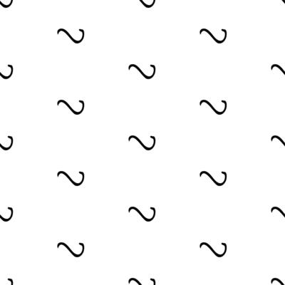 Seamless pattern with sketch squiggle