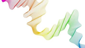 Abstract backdrop with wave gradient lines vector