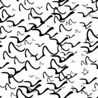 Seamless pattern with sketch squiggle vector