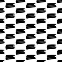 Seamless pattern with black marker scribbles vector