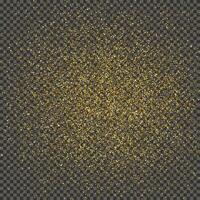 Gold glittering dust on a gray background. Dust with gold glitter effect and empty space for your text. illustration vector