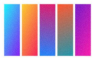 Turing reaction colorful background vector