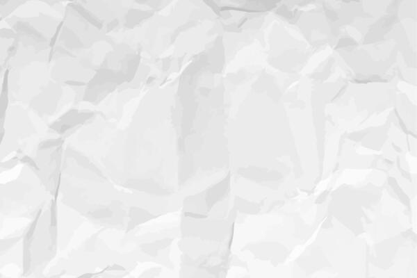 White clean crumpled paper