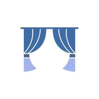 Curtain icon design templates simple and modern vector