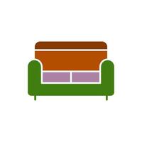 Sofa furniture icon design templates simple and modern vector