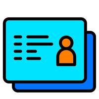 UI call Icon, Contact Icon vector