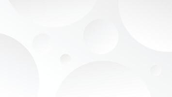 white background with abstract circle decoration vector