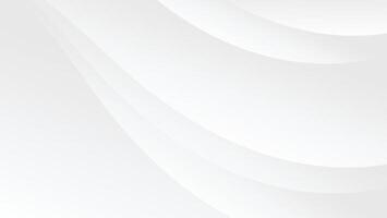 white abstract background with curve graphic line decoration vector
