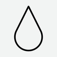 Blood icon in line style vector