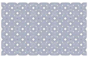 A blue and white pattern with a diamond shape vector