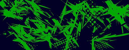 Abstract green and blue geometric pattern with dots and lines. vector