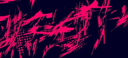 Abstract background with pink, black, and white geometric shapes. vector