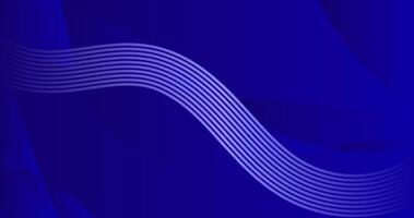 Abstract blue background with wavy lines. vector