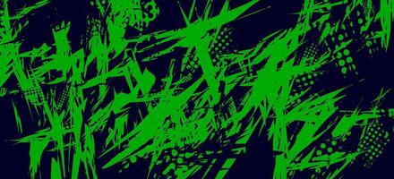 Abstract green and blue digital art with sharp, edgy shapes. vector