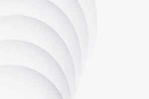 Modern abstract white minimal background vector