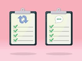 To Do List Comment Repost Shares vector