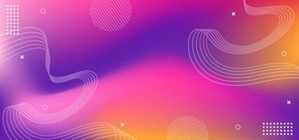 Abstract colorful fluid background design with wave lines. Modern gradient shapes composition. Eps10 . vector