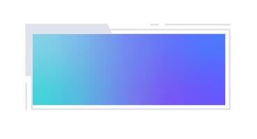 Futuristic element illustration. Colorful lower third overlay. vector