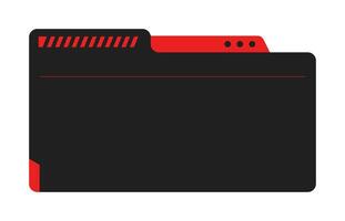 Futuristic element illustration. Colorful lower third overlay. vector