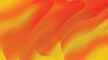 Abstract background orange red yellow black grainy gradient, wide banner shape vivid color flow sound texture effect background design vector