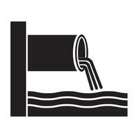 drainage system icon vector