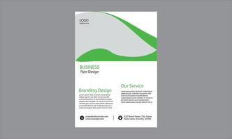 A template for a business flyer design. It has a modern and clean layout with a red and white color scheme. vector