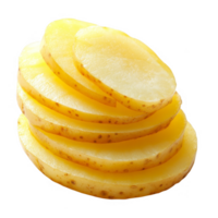 sliced potatoes transparent background png