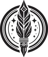 Feather and Ink as the Embodiment of Timeless Expression vector
