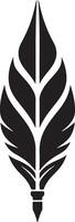 Quill Pen as a Symbol of Classic Authorship and Design vector