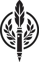 The Symbolic Power of the Feather Quill in Literature and Art vector