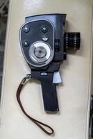 Old movie camera Quartz zoom. photo