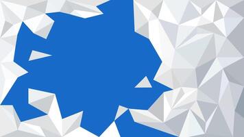 a blue and white background with a hole in it vector