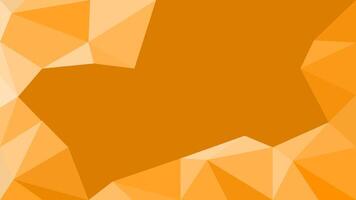 orange abstract background with triangles vector