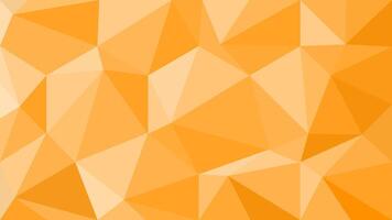 orange geometric background with triangles vector