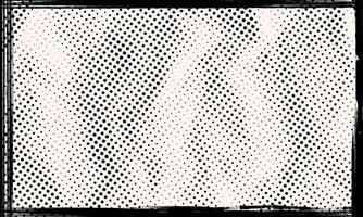 Abstract Textured Dotted Halftone Retro Paper Print Texture Frame Wallpaper vector