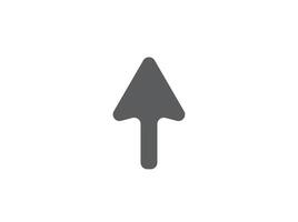 Illustration graphic of waiting pointer click icon Cursor Logo Draw an arrow block shape with a rounded flare tip Black Simple flat icon image Transparent white background. vector