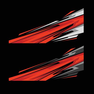 car wrap background decal design