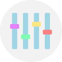 Audio equalizer icon. Audio equalizer button. vector