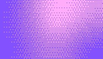 Abstract bitmap purple gradient background. Violet spotted texture. Retro pixelated textured backdrop. vector