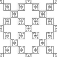 Web Browser with Virus outline seamless pattern vector