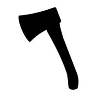 silhouette of a craftsman's tool axe vector