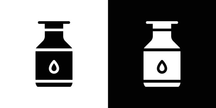 milk can container icon set illustration vector