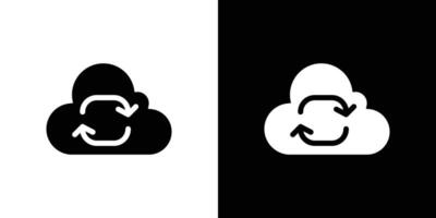 Data synchronization icon set illustration vector