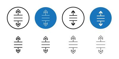 Drag icon Thin line art collection vector