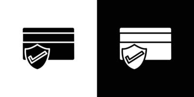 secure checkout icon Flat art illustration in outline vector