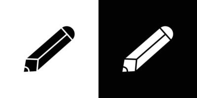 pencil tool Flat art illustration in outline vector